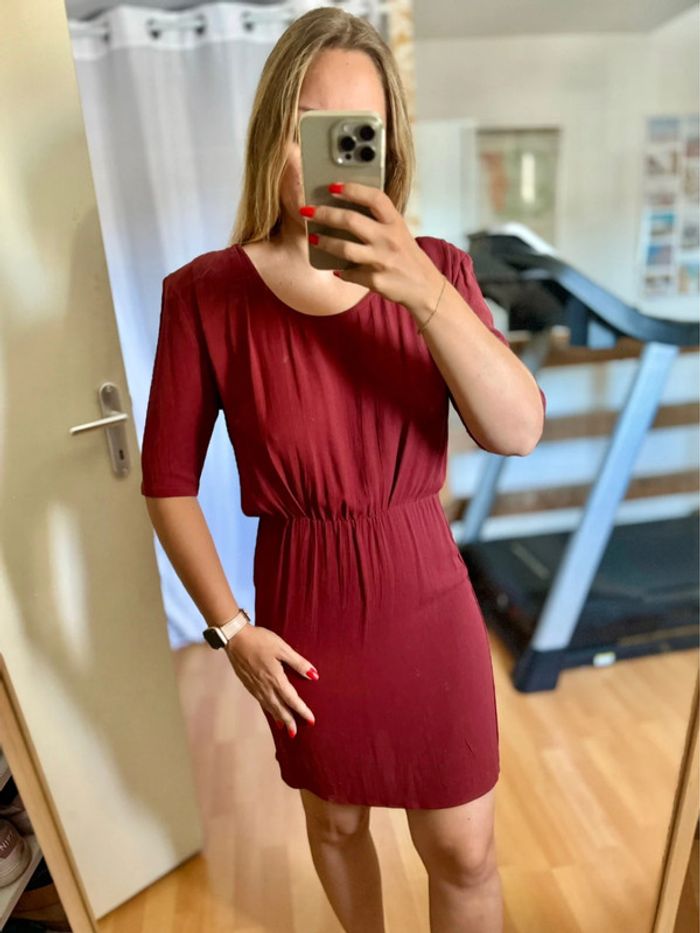 Robe fluide American Vintage rouge brique terracotta 36 S American Vintage Beebs