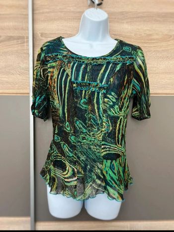 Blouse fluide imprimée bohème chic vintage