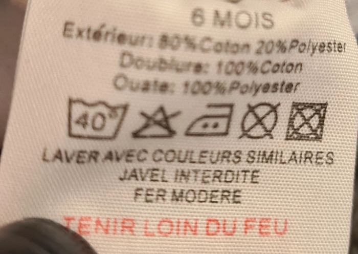 Pull gris chaud garçon taille 6 mois Natalys - photo numéro 5