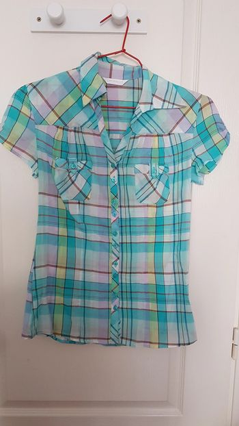 Chemise à carreaux Promod T36