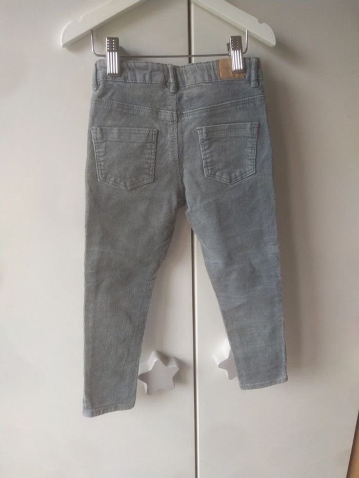 Pantalon velours fille zara 4/5 ans - photo numéro 4