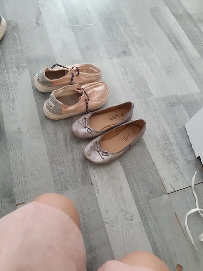 Lot de paire de chaussure basquette ballerine - photo numéro 3
