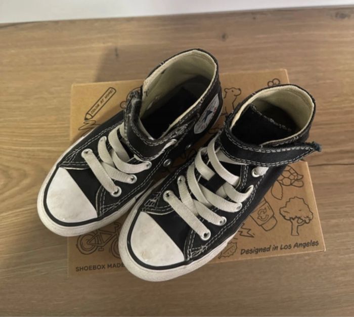 Converse enfant noir – Taille 27 - photo numéro 6