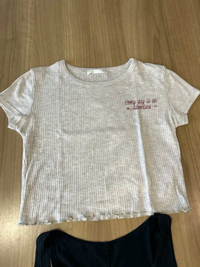 Lot de 2 tee shirts croc top taille S - photo numéro 3
