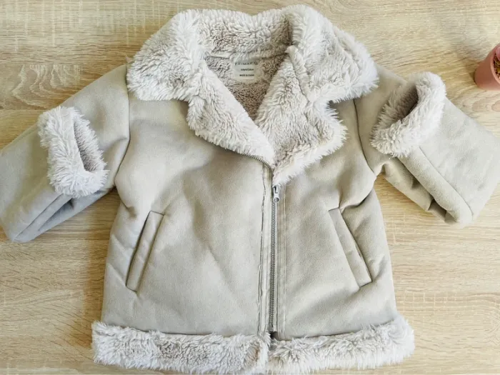 Manteau aviateur beige fille 8-9 ans Primark - photo numéro 5
