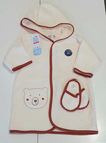Pegnoir Sucre d'Orge + Chaussons - 18M
