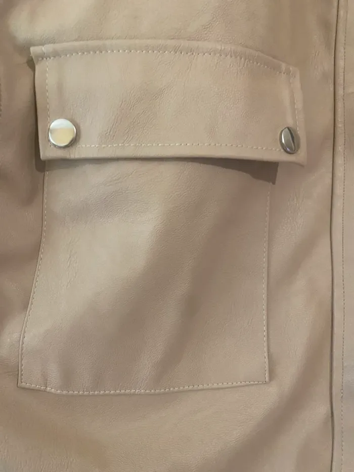Veste sans manches similicuir - photo numéro 3