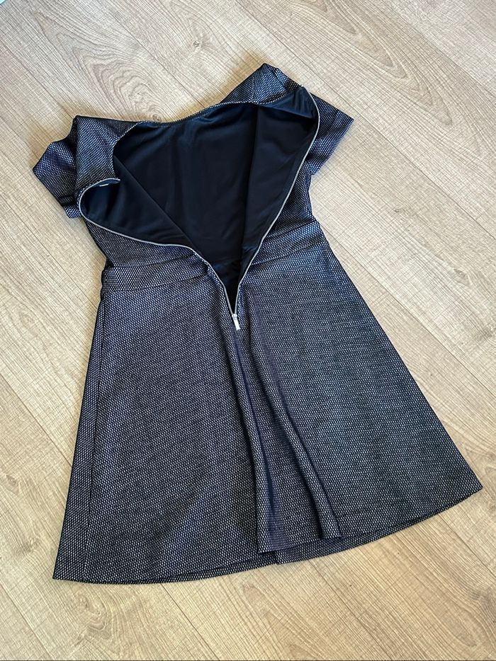 Robe grise et noire à manches courtes Morgan taille 40 jamais portée - photo numéro 8