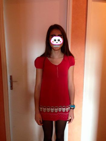 très joli robe en conton