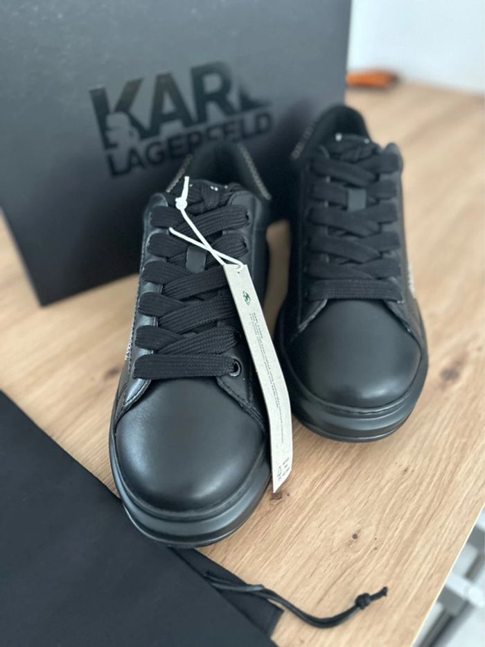 Baskets Noir Karl Lagerfeld 44 Neuves - photo numéro 3