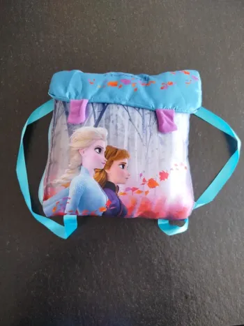 Coussin sac à dos Reine des neiges