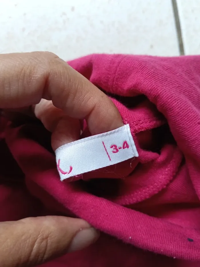 Col roulé 3/4ans fushia - photo numéro 5