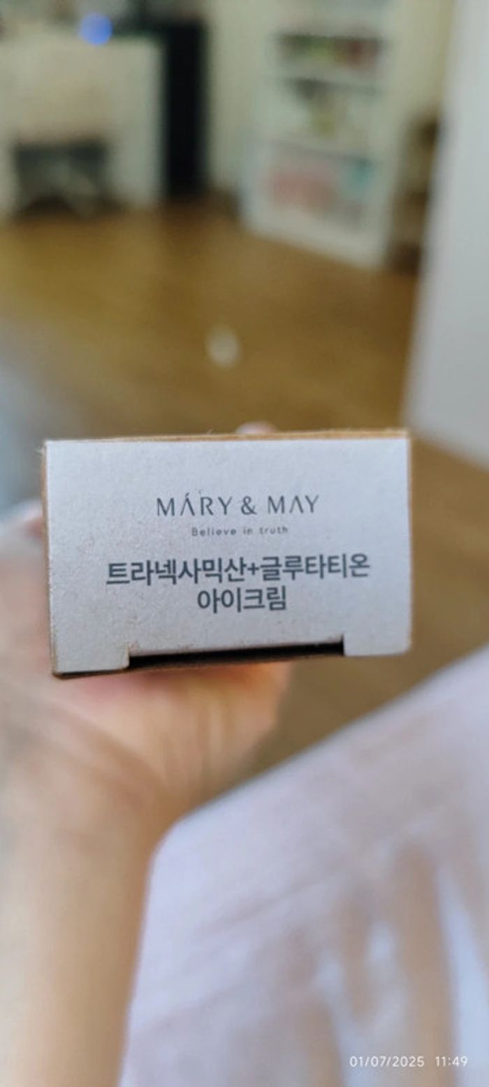 Kbeauty Mary & May Crème Contour Des Yeux Tranexamic Acid + Glutathione Eye Cream 30 gr - photo numéro 8