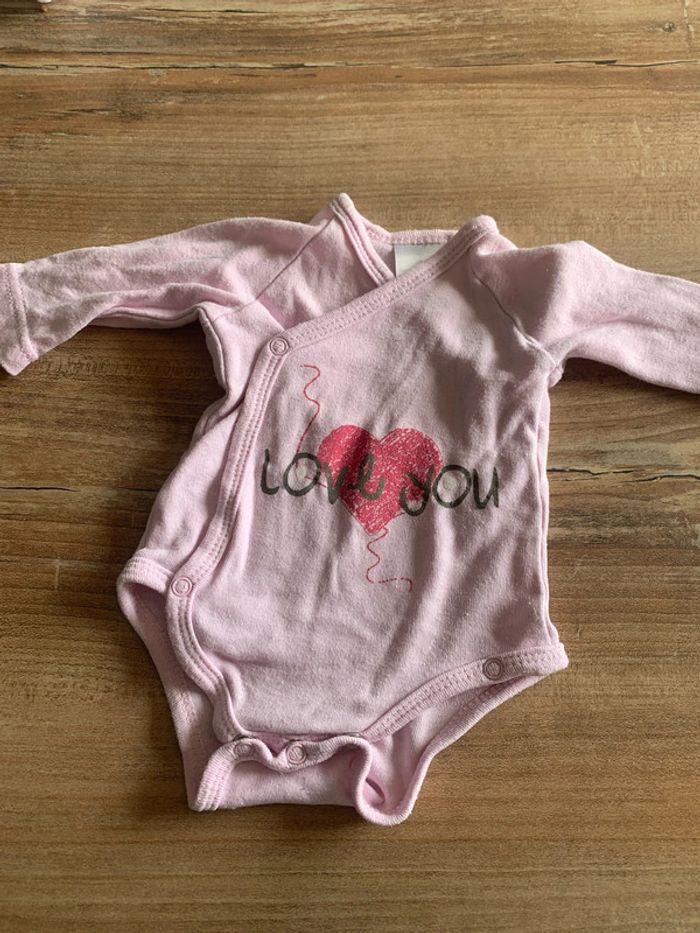 Lot de 3 pyjamas velours et de 3 body fille taille naissance - photo numéro 3