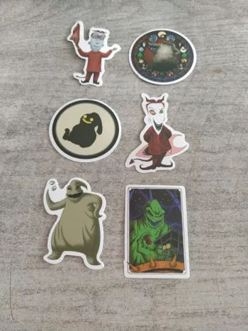 Lot de stickers films l'étrange Noël de monsieur jack (lot B)
