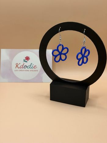 Boucles d’oreilles fleur