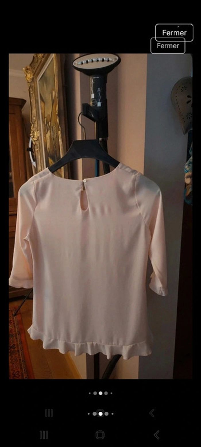 Blouse rose Quinze heure trente Paris taille S - photo numéro 7