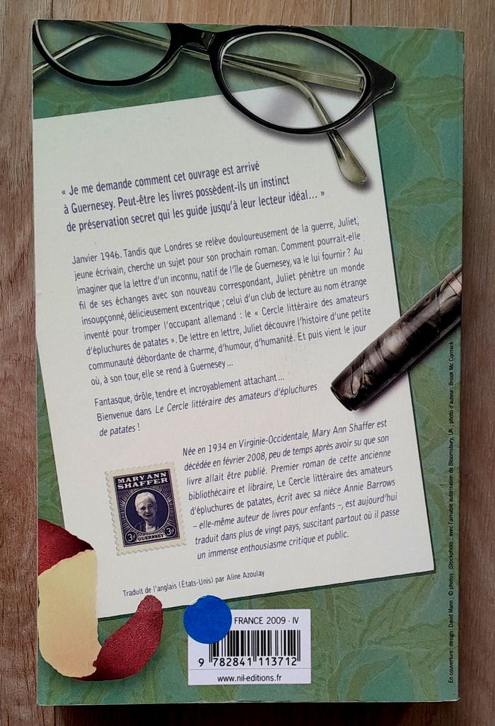 le cercle littéraire des amateurs d'éplucheurs de patates - photo numéro 4