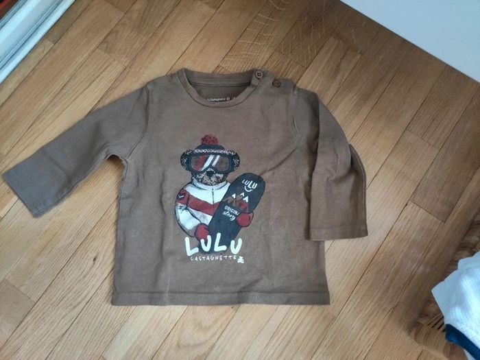 T-shirt manche longue taille 6 mois