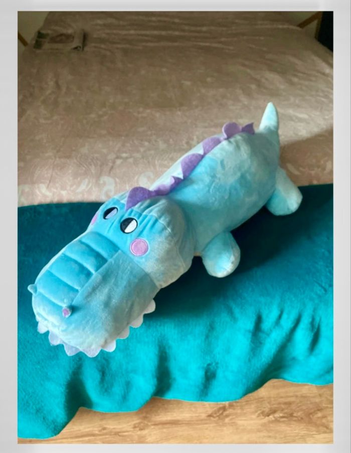 Peluche crocodile 65 cm King jouet - neuve - photo numéro 4