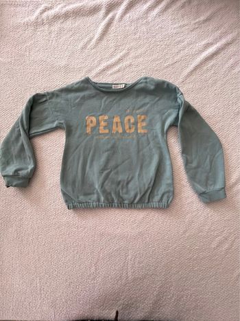 Pull sweat fille vert d’eau Orchestra 8 ans