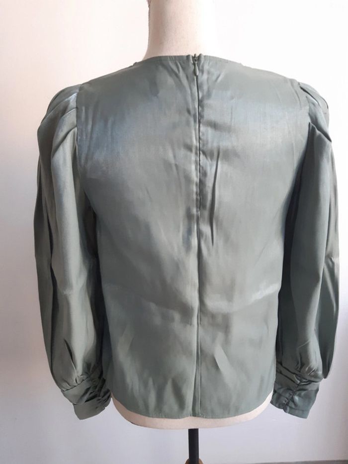 Blouse manches bouffantes neuve Elli White T36 - photo numéro 6