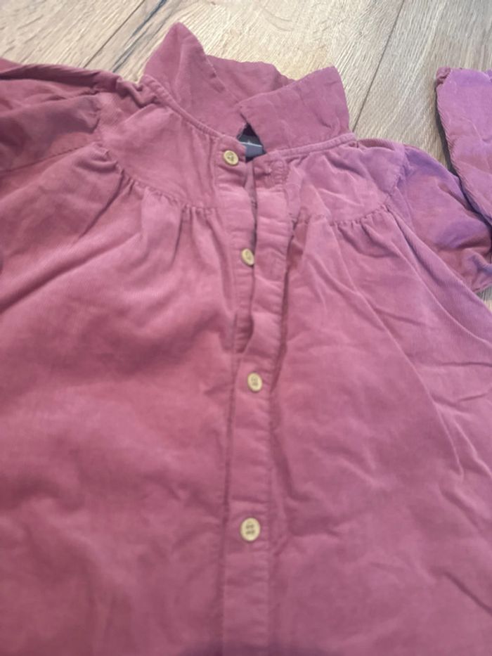 Robe 24/36 mois velour