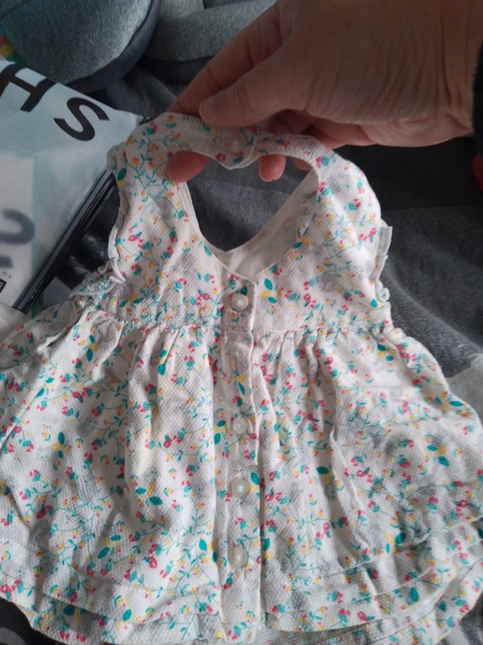 Ensemble blouse et short chat taille 12 mois orchestra - photo numéro 2