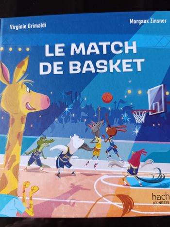 Livre "Le match de basket"