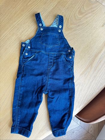 Salopette 6 mois en Jean Petit Bateau