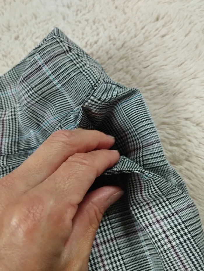 Pantalon droit à carreaux cache cache 36 - photo numéro 4
