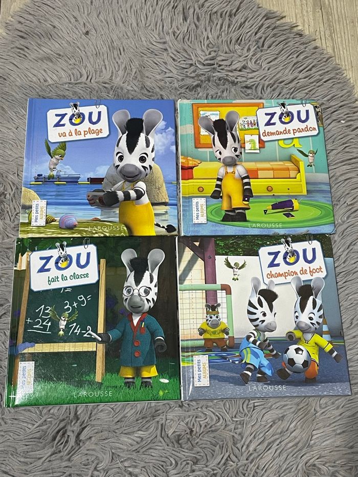 Lot de 4 livres Zou - Larousse