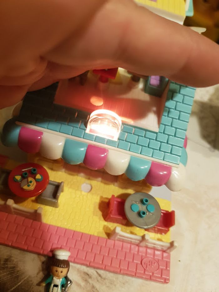 Polly Pocket vintage - 1993 Pizzeria maison + set mini market 1995 vivid imaginations - photo numéro 4