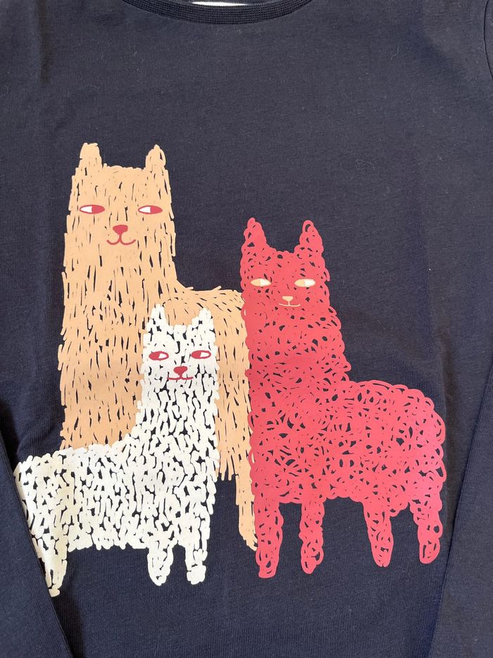 Tee-shirt marine Filou and Friends 8 ans - photo numéro 2