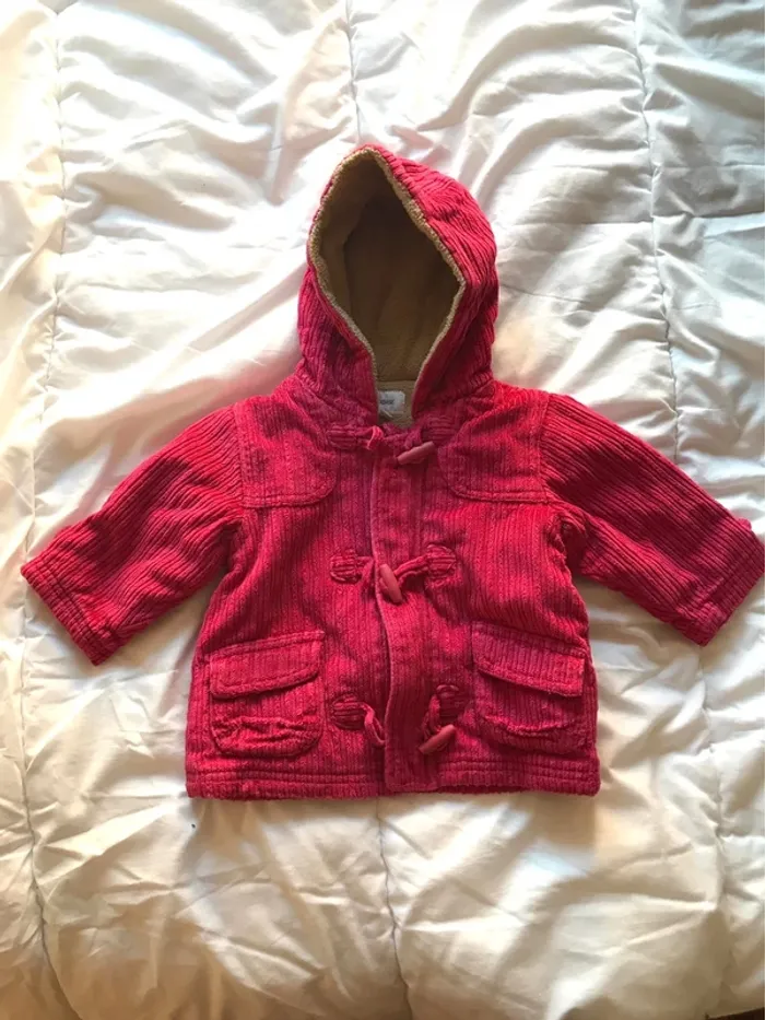 Veste à capuche bébé 6 mois fille