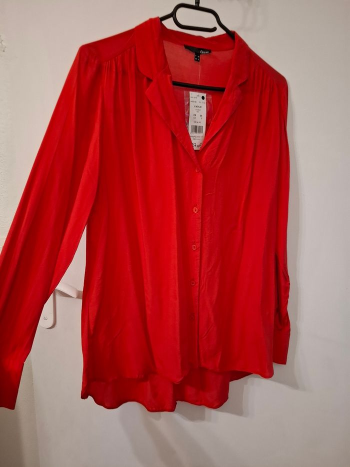 Chemsie etam taille 34/36 sur l'étiquette 34 neuf avec etiquette - photo numéro 4