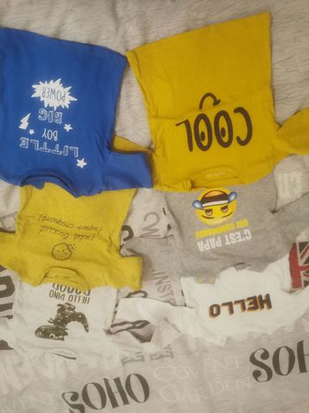 Lot maillot manche longue 12 mois