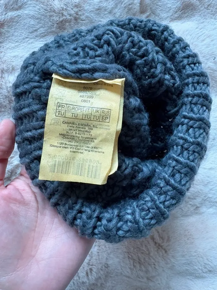 Bonnet gris Camaïeu - photo numéro 3