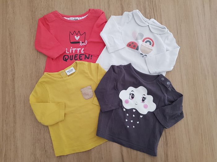 T-shirt manches longues 3 mois