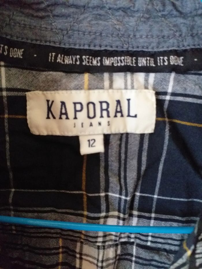 Chemise à carreaux kaporal - photo numéro 5