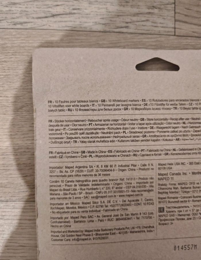 Pochette de 10 feutres Velleda - photo numéro 2