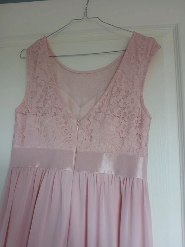 Magnifique robe rose taille L - photo numéro 10