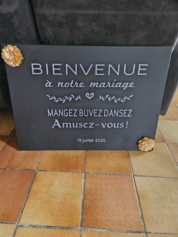 Tableau de bienvenue