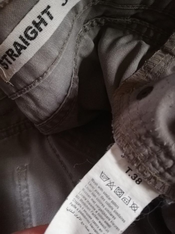 Jeans Jules straight beige 38 - photo numéro 4