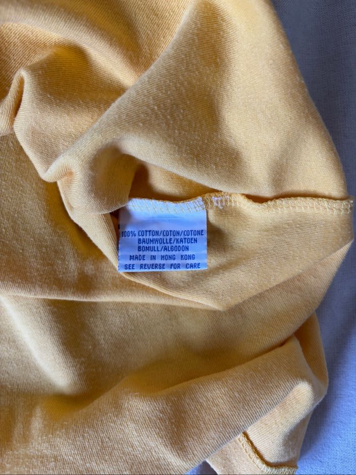 T-shirt Polo manche courte jaune moutarde Ralph Lauren - M - photo numéro 9