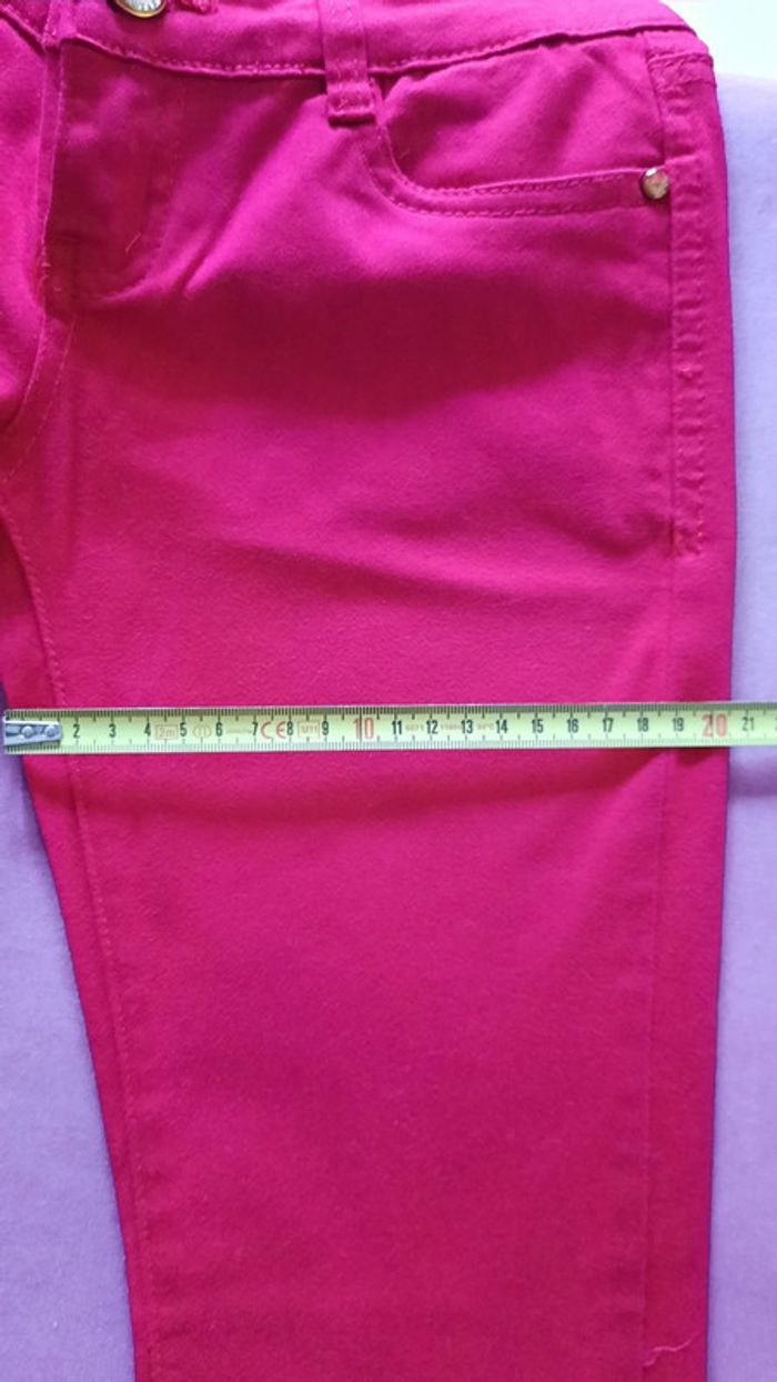 Pantalon taille haute rouge - photo numéro 10
