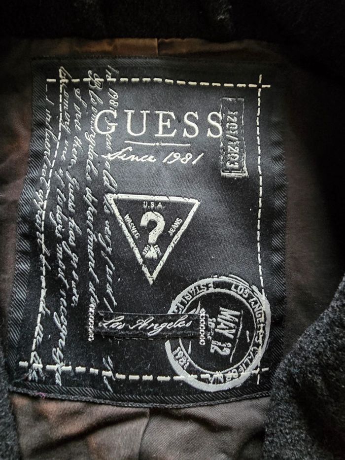 🌟 caban noir Guess femme - Taille L 🌟 - photo numéro 4
