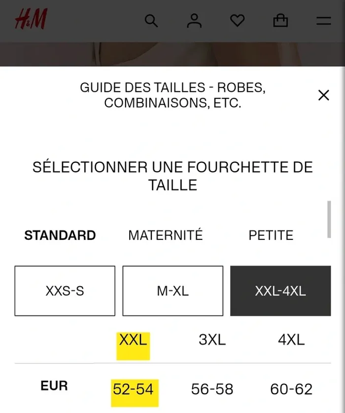 Robe longue satiné à découpe noir h&m taille 52 - photo numéro 8