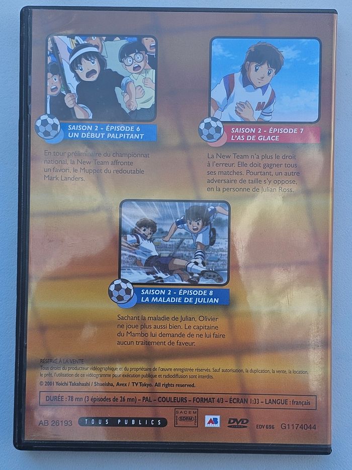 Dvd captain tsubasa - photo numéro 2
