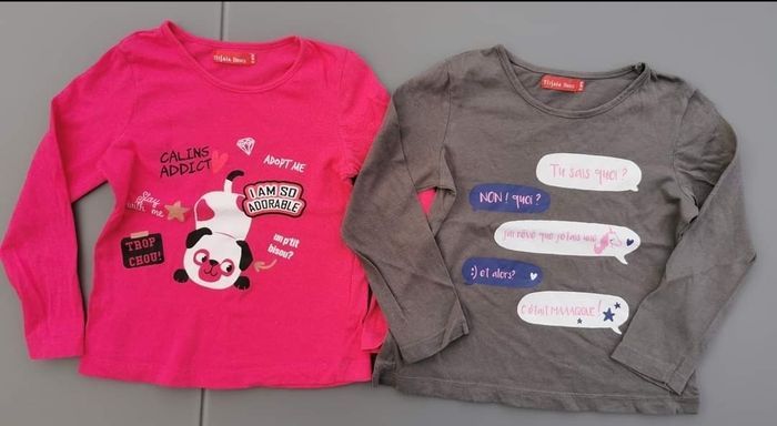 Lot de 2 tee-shirt ML 4 ans fille Tissaïa - photo numéro 10